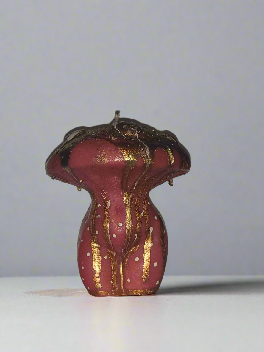 Mystical Mushroom Figure Candle – Transformation & Inner Power