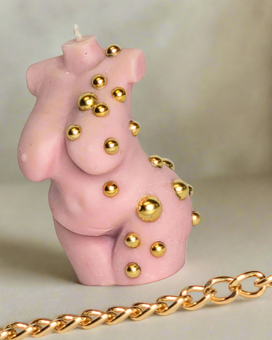Gold Pearly Pop - Body Candle Accessory