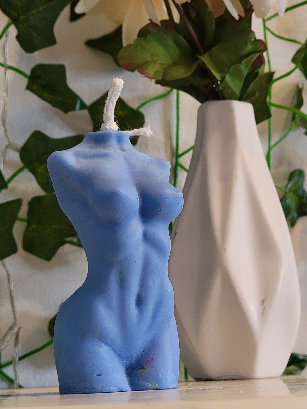 Azure Blue Sky Figure Candle - Calm & Clarity