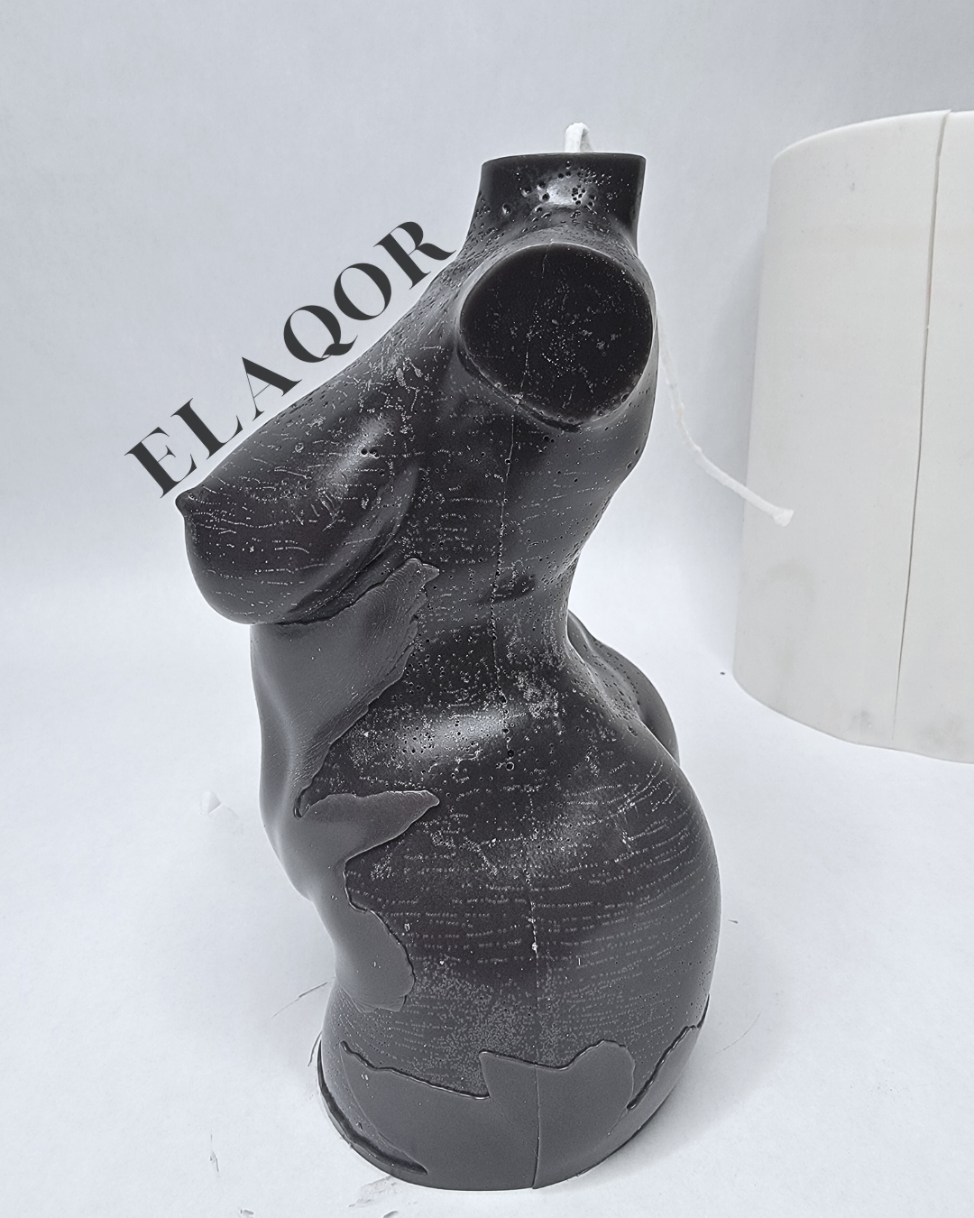 Black Figure Candle - Protection & Power