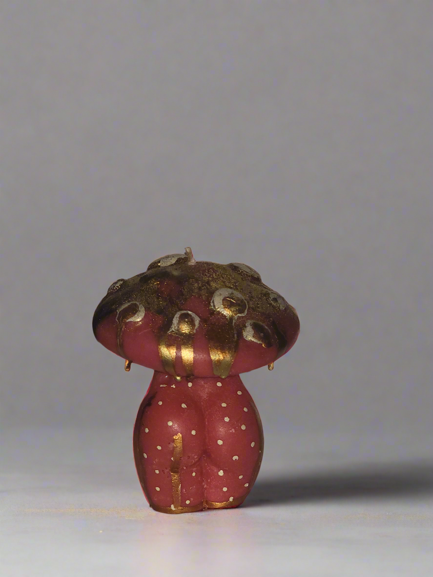 Mystical Mushroom Figure Candle – Transformation & Inner Power